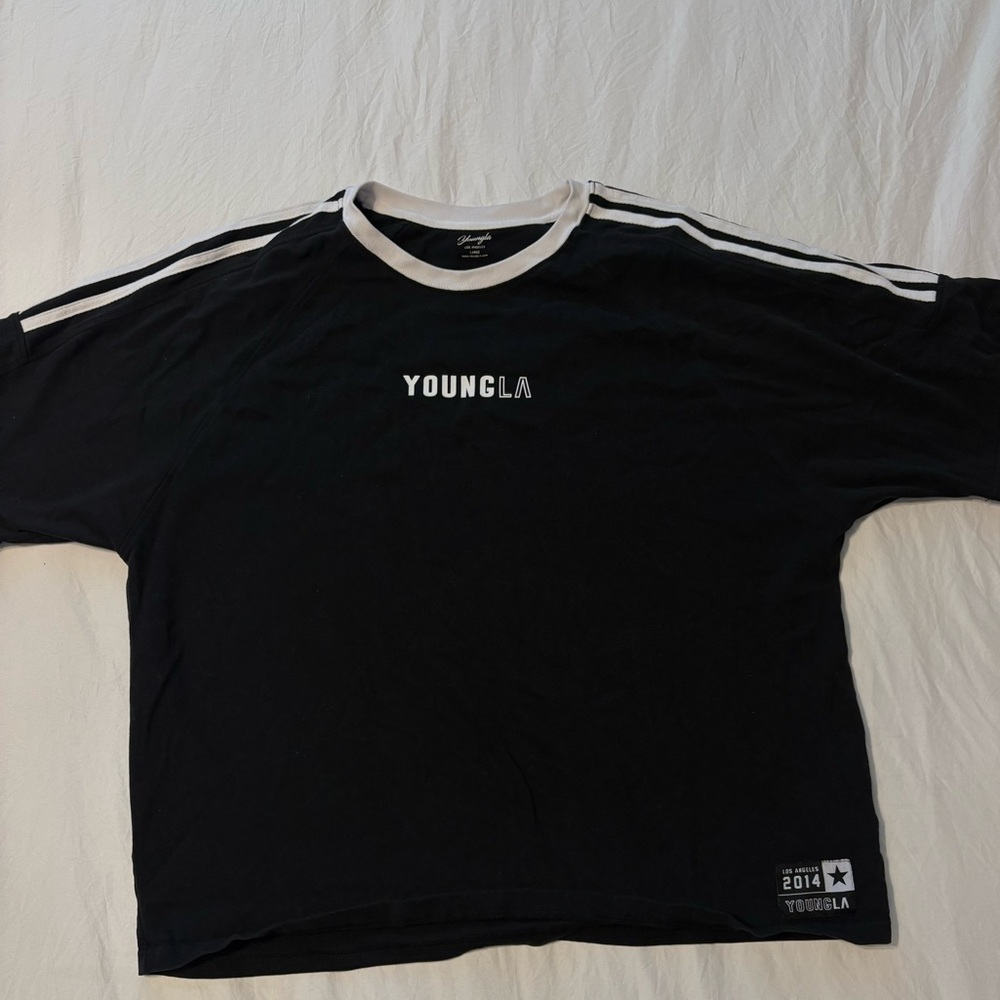 YoungLA Mens Black Tee